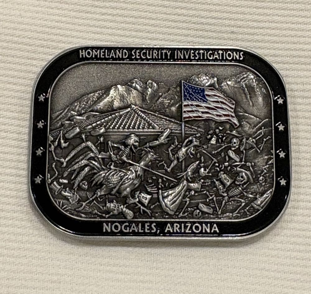 HSI Nogales Arizona BEST Silver  coin collectible - Main Image 2