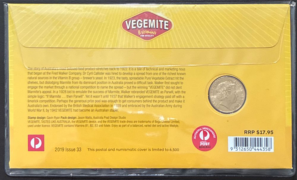 Vegemite PNC  coin collectible - Main Image 2