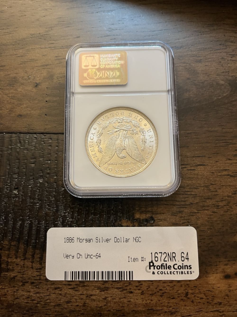 Morgan Silver Dollar 1886  coin collectible - Main Image 2