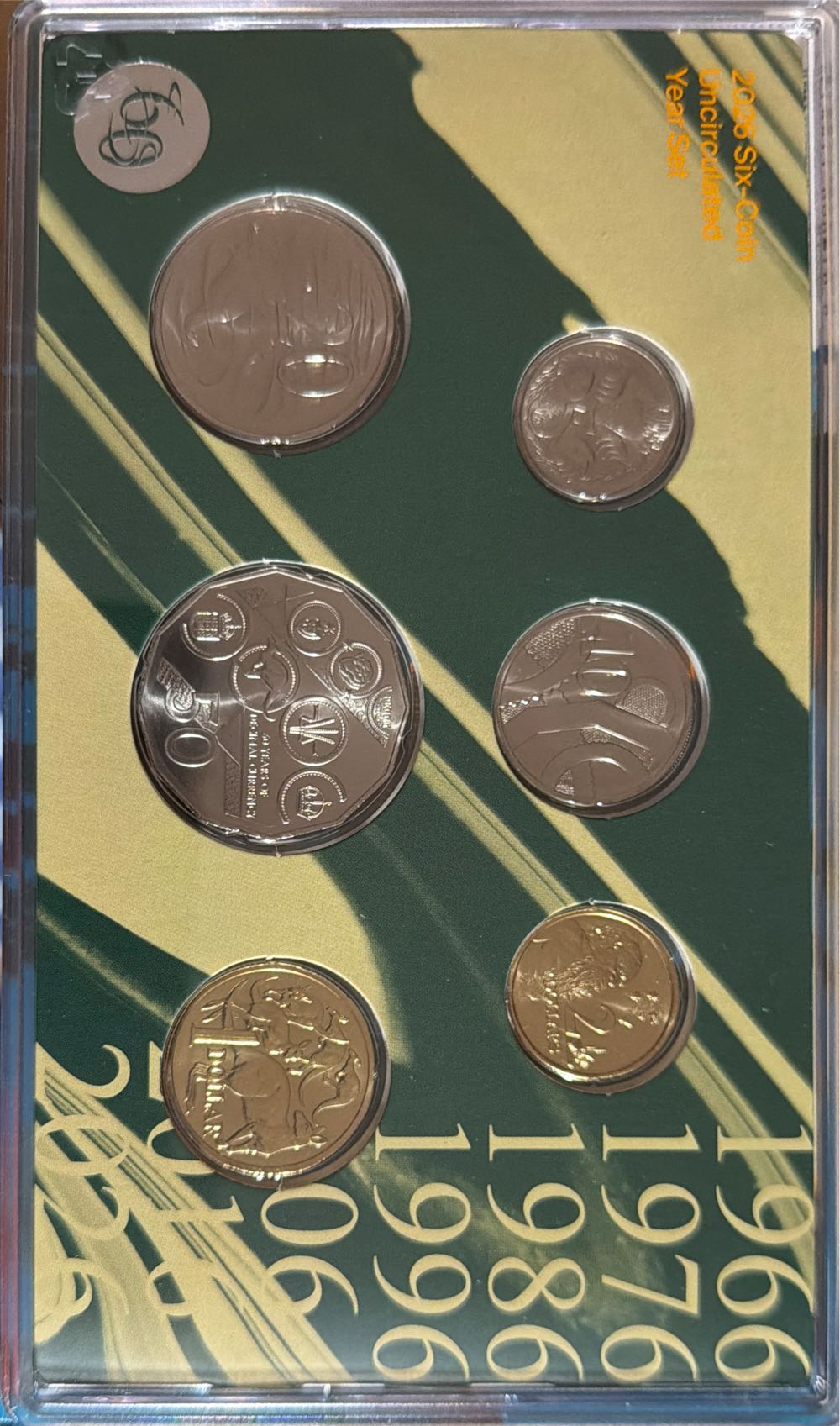2026 Six Coin Uncirculated Year Set  coin collectible [Barcode 9314688118812] - Main Image 4