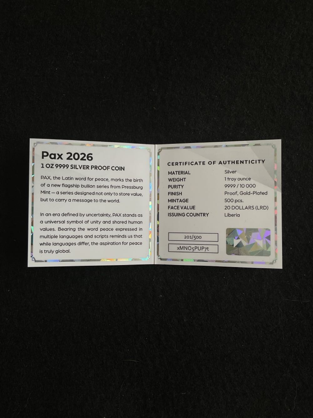 Pax 2026  coin collectible - Main Image 3