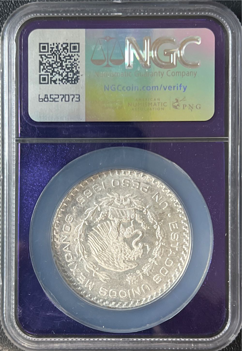 1965Mo Mexico Peso NGC MS65  coin collectible - Main Image 2