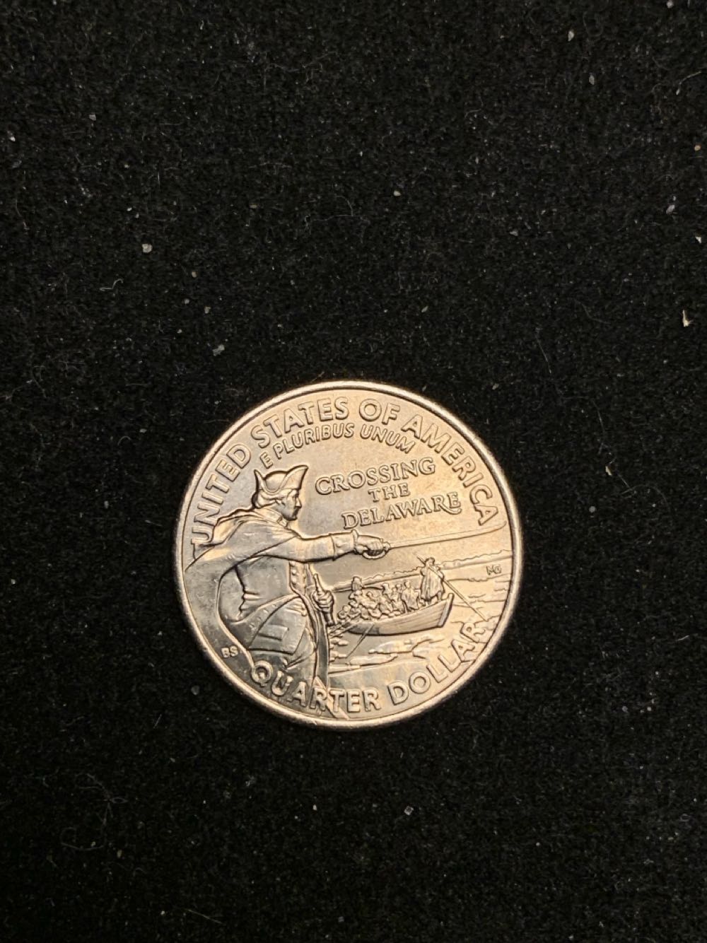 Washington Crossing the Delaware Quarter  coin collectible - Main Image 2