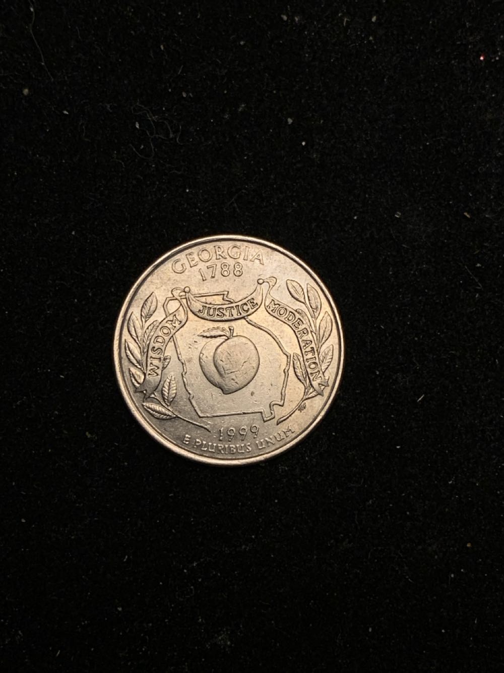 Georgia State Quarter  coin collectible - Main Image 2