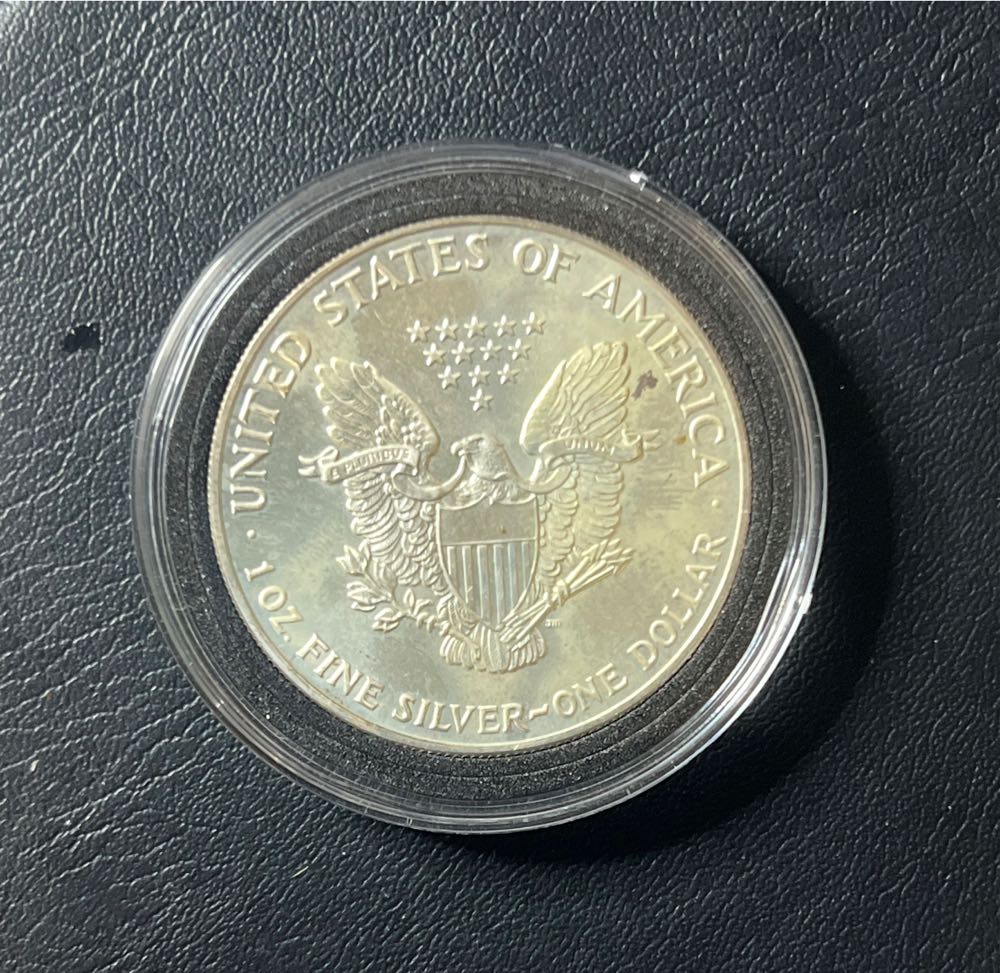 1992 American Silver Eagle Dollar  coin collectible - Main Image 2