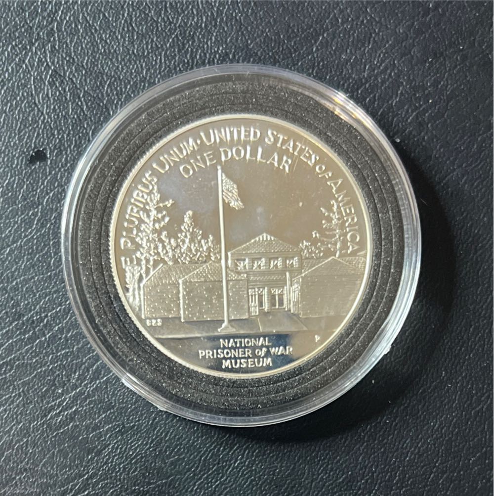 1994-P Prisoner War Museum Proof Silver Dollar US Mint Commemorative $1  coin collectible - Main Image 2