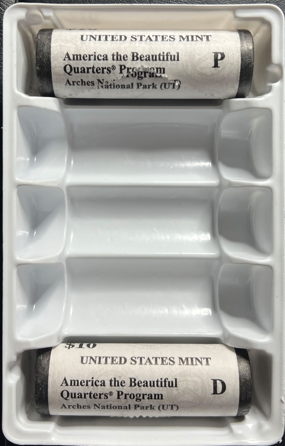2014 Arches National Park Series US Mint America the Beautiful Quarter Rolls P&D  coin collectible [Barcode 70478558090] - Main Image 2
