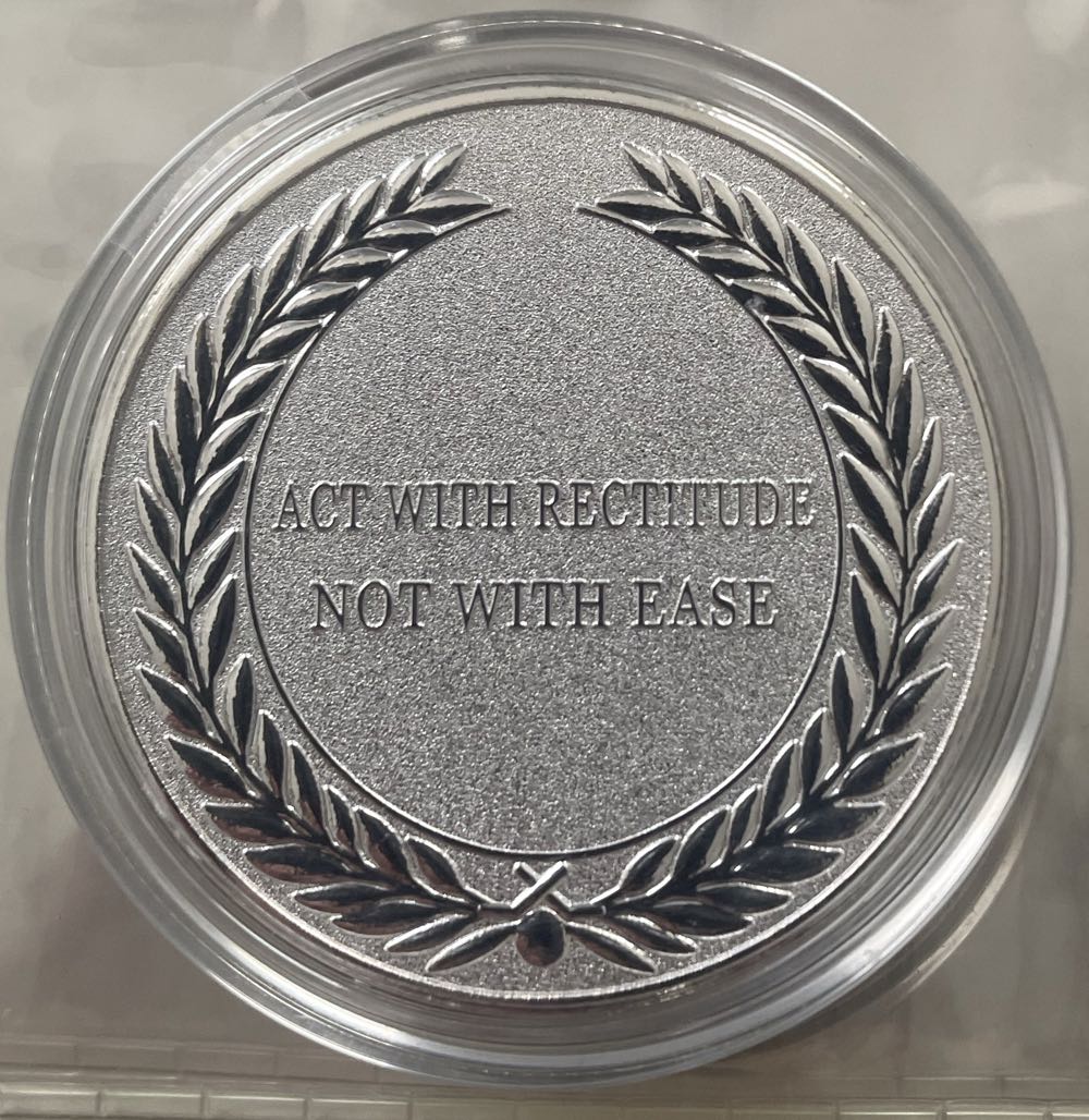 Challenge Coin: Stoics Rose  coin collectible - Main Image 2