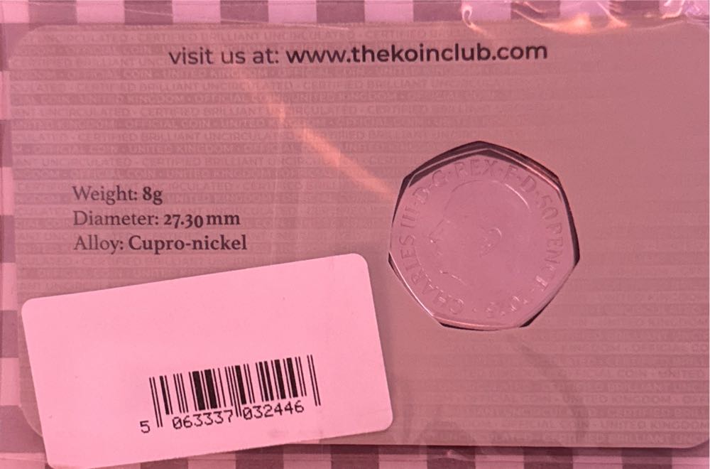 The Red Arrows 50p  coin collectible [Barcode 5063337032446] - Main Image 3