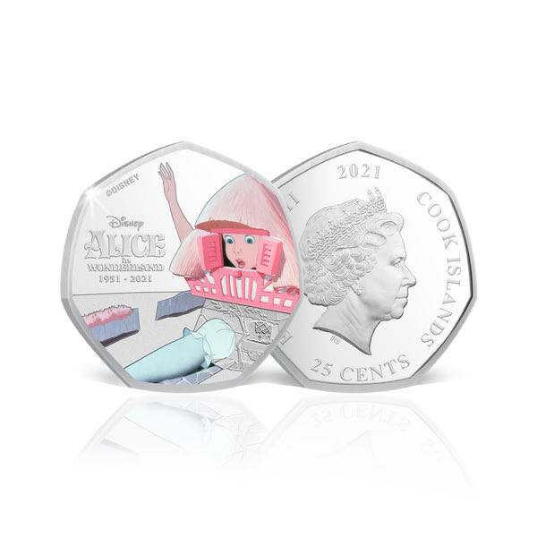 Alice In Wonderland 1951-2021, White Rabbits House Official Coin  coin collectible - Main Image 3