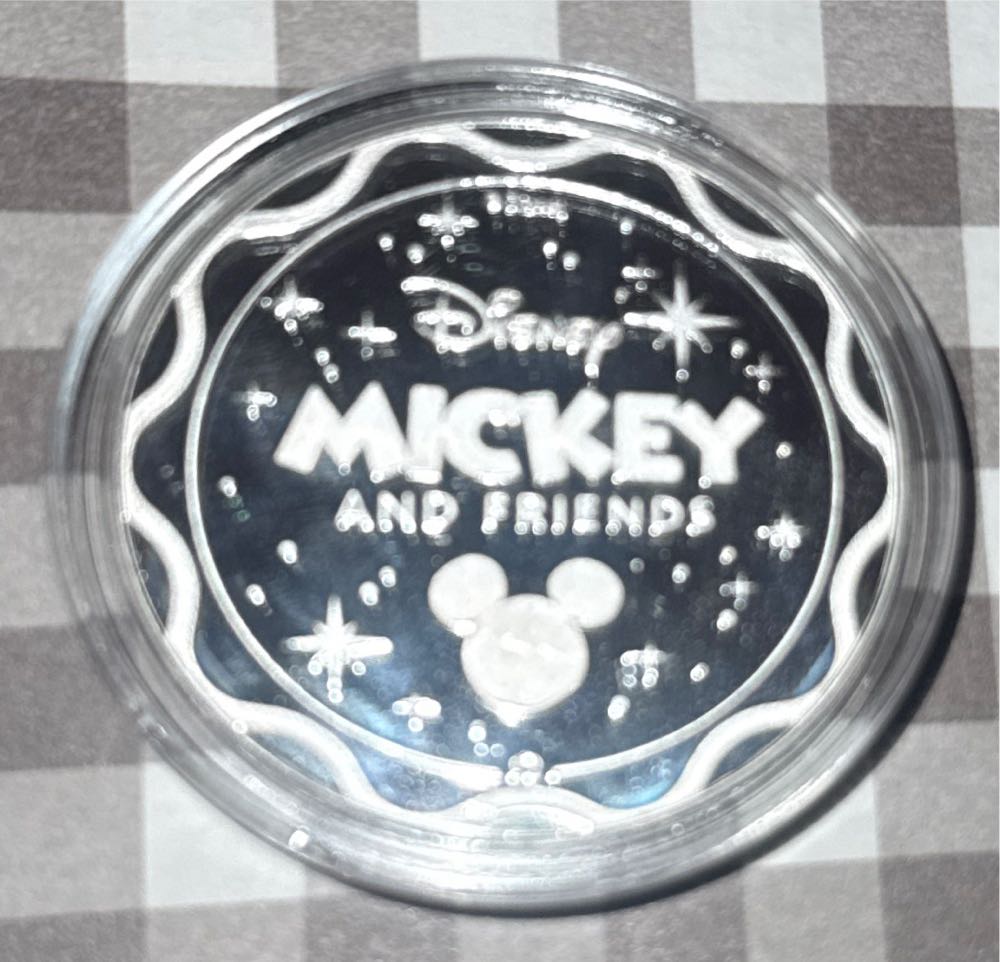 Disney Micky And Friends Gold And Silver Coin  coin collectible - Main Image 2