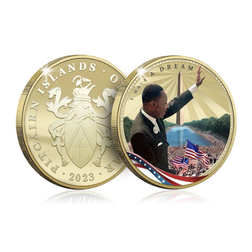 American Patriot Gold Coin Series - USA Historical Events Civil Rights Movement - I Have A Dream  coin collectible - Main Image 3