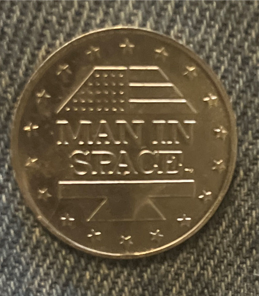 Shell’s Man In Space Gemini III Young Grissom Coin  coin collectible - Main Image 2