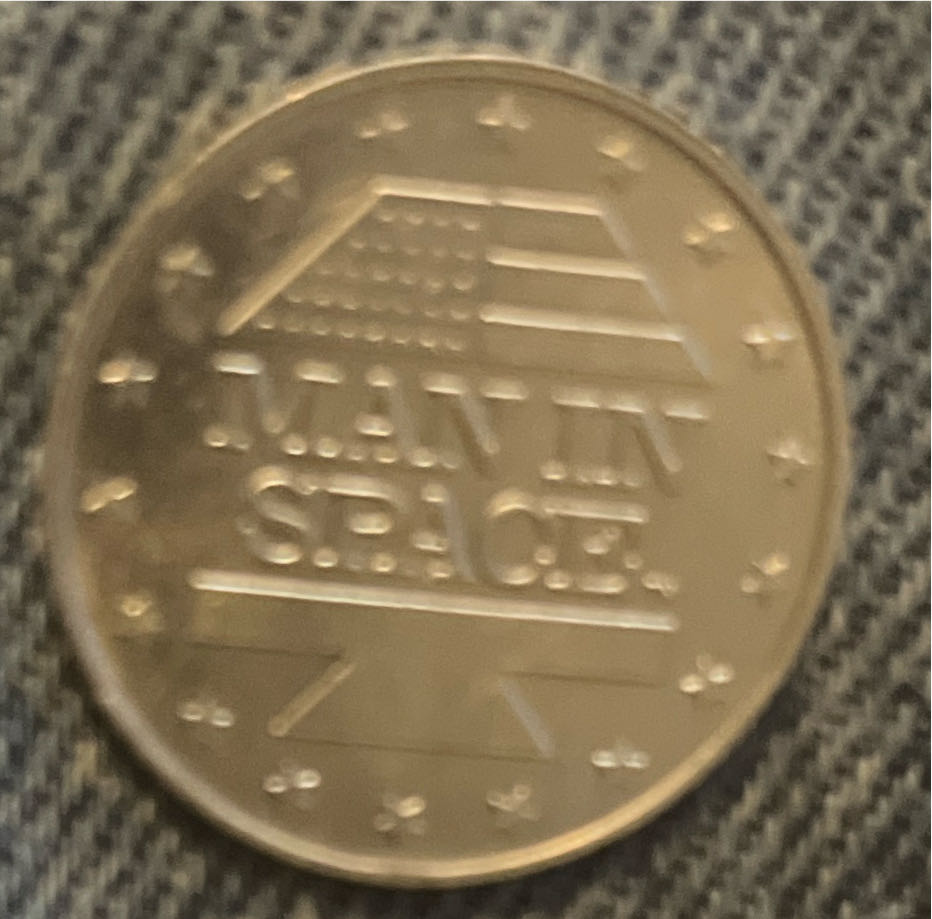 Shell’s Man In Space Apollo IX McDivitt, Scott, Schweickart Coin  coin collectible - Main Image 2