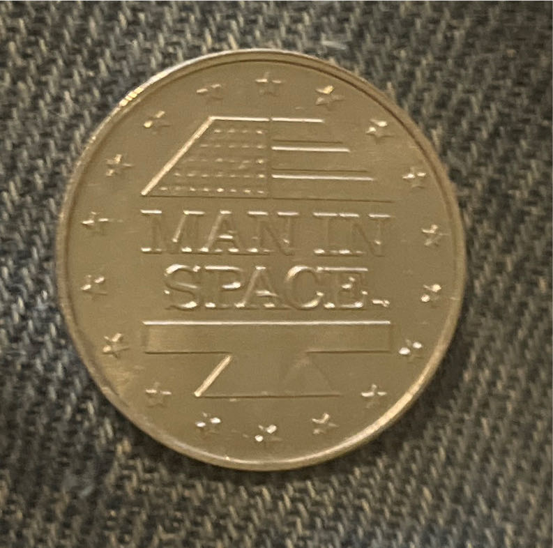 Shell’s Man In Space Gemini VIII Armstrong Scott Coin  coin collectible - Main Image 2