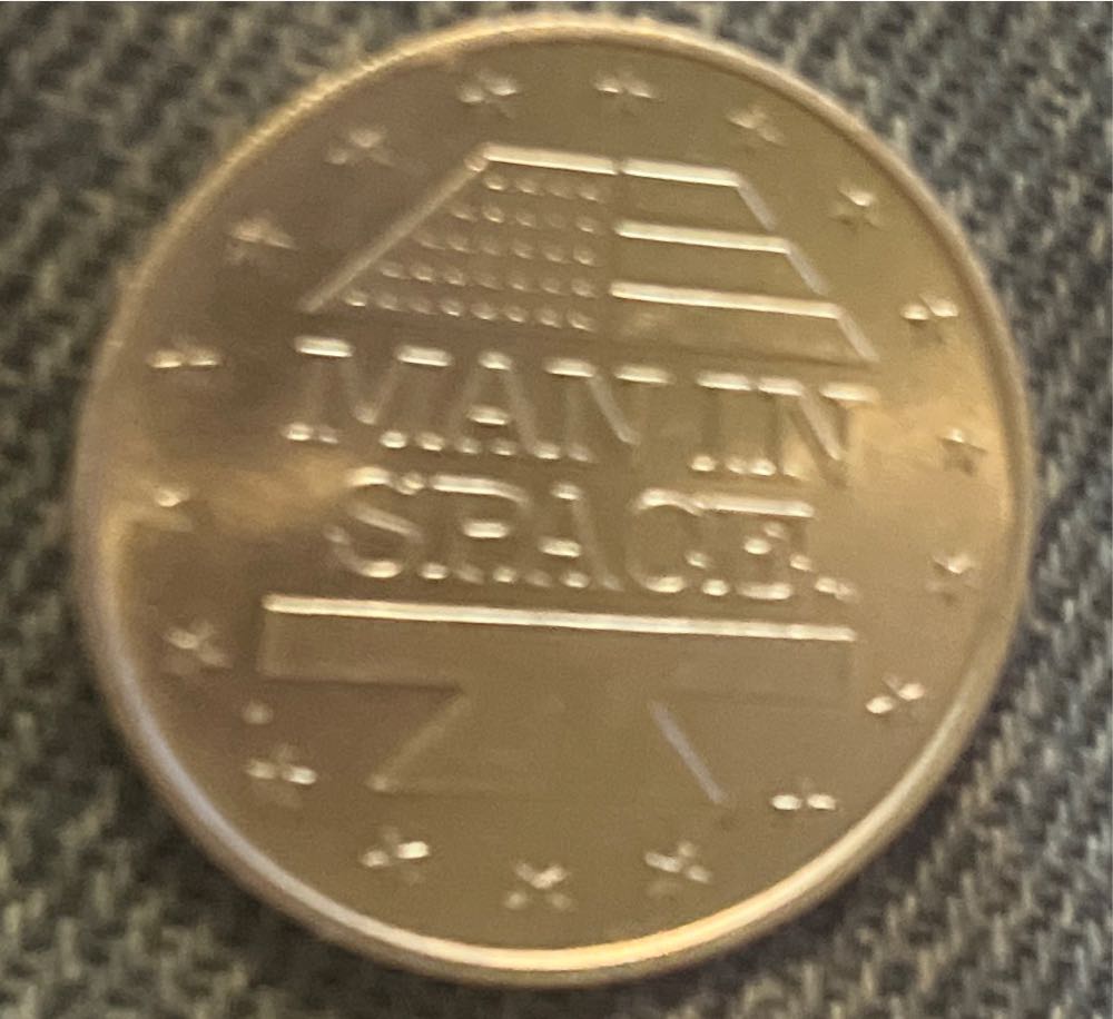 Shell’s Men In Space Mercury VI John H. Glenn Coin  coin collectible - Main Image 2