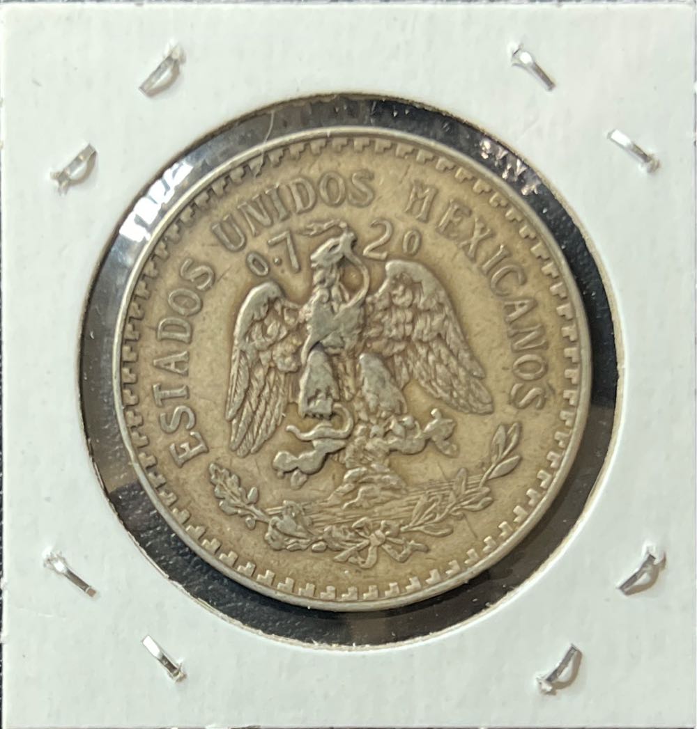 1943 Mexico 1 Peso  coin collectible - Main Image 2