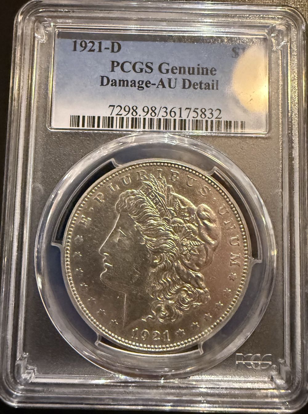 1937 “S” Arkansas Centennial Half Dollar