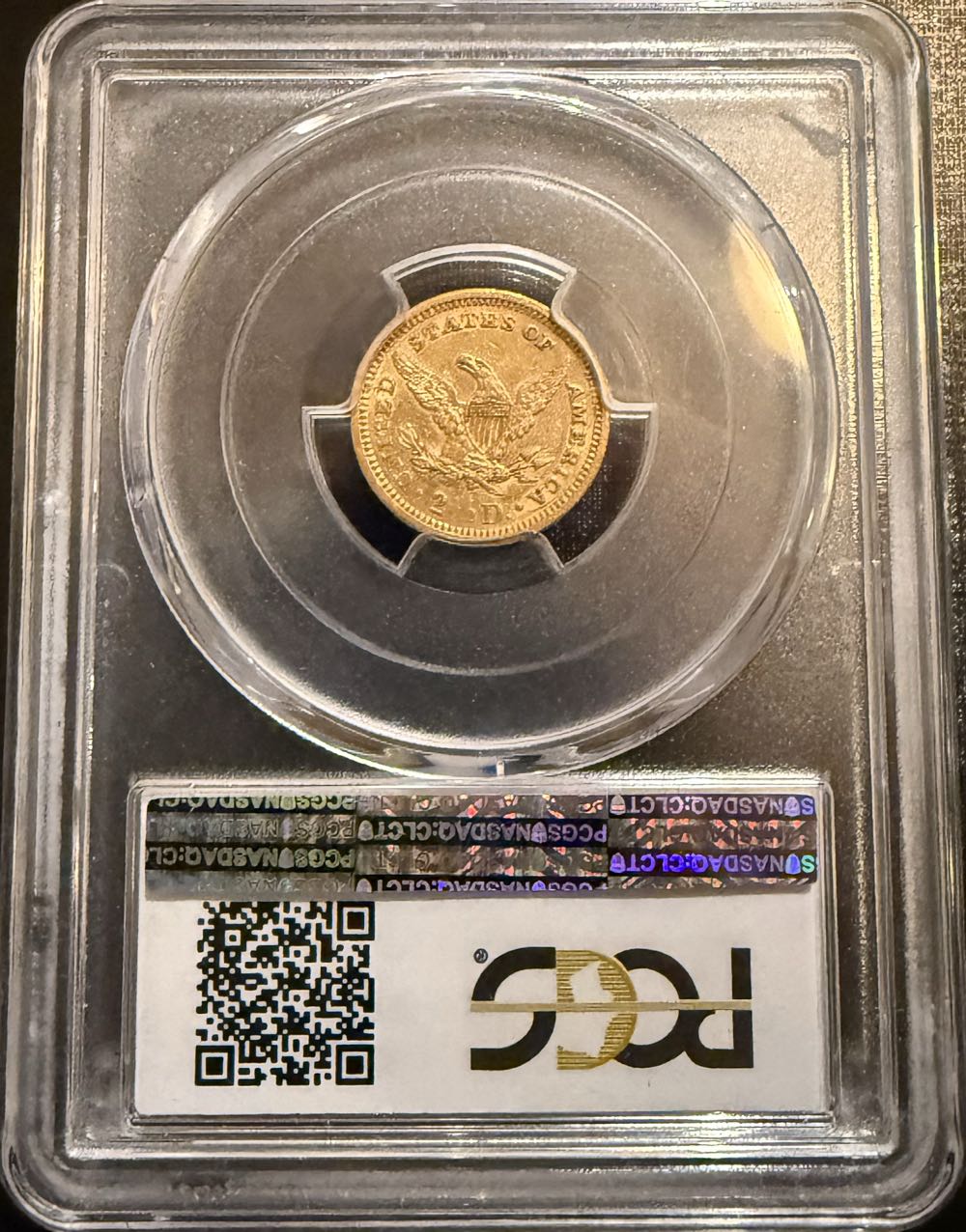 1878 “S” Gold $2.50   coin collectible - Main Image 2