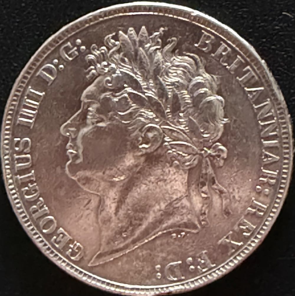 1822 George IIII Crown  coin collectible - Main Image 2