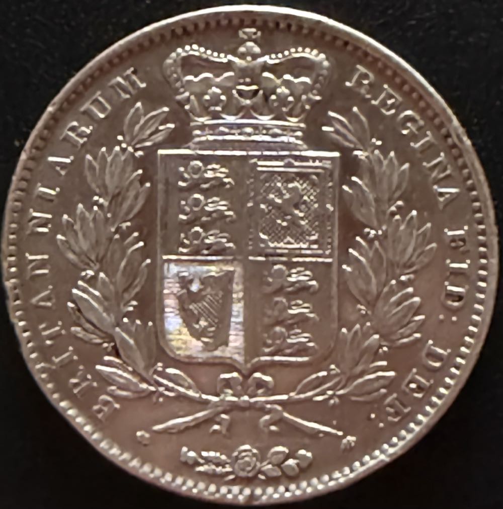 1845 Victoria Crown  coin collectible - Main Image 2