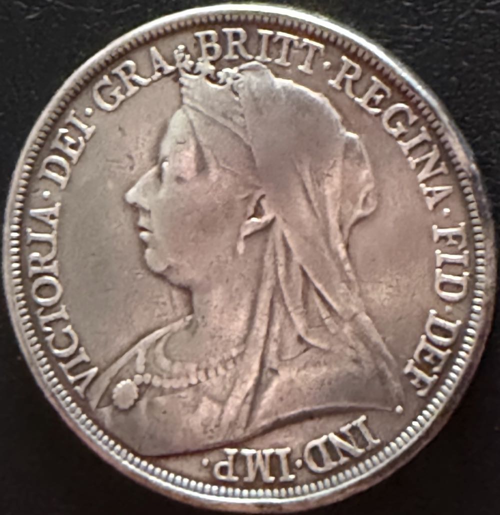 1893 Victoria Crown  coin collectible - Main Image 2