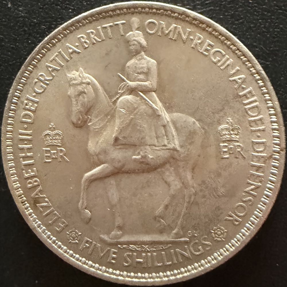 1953 Coronation Crown  coin collectible - Main Image 2