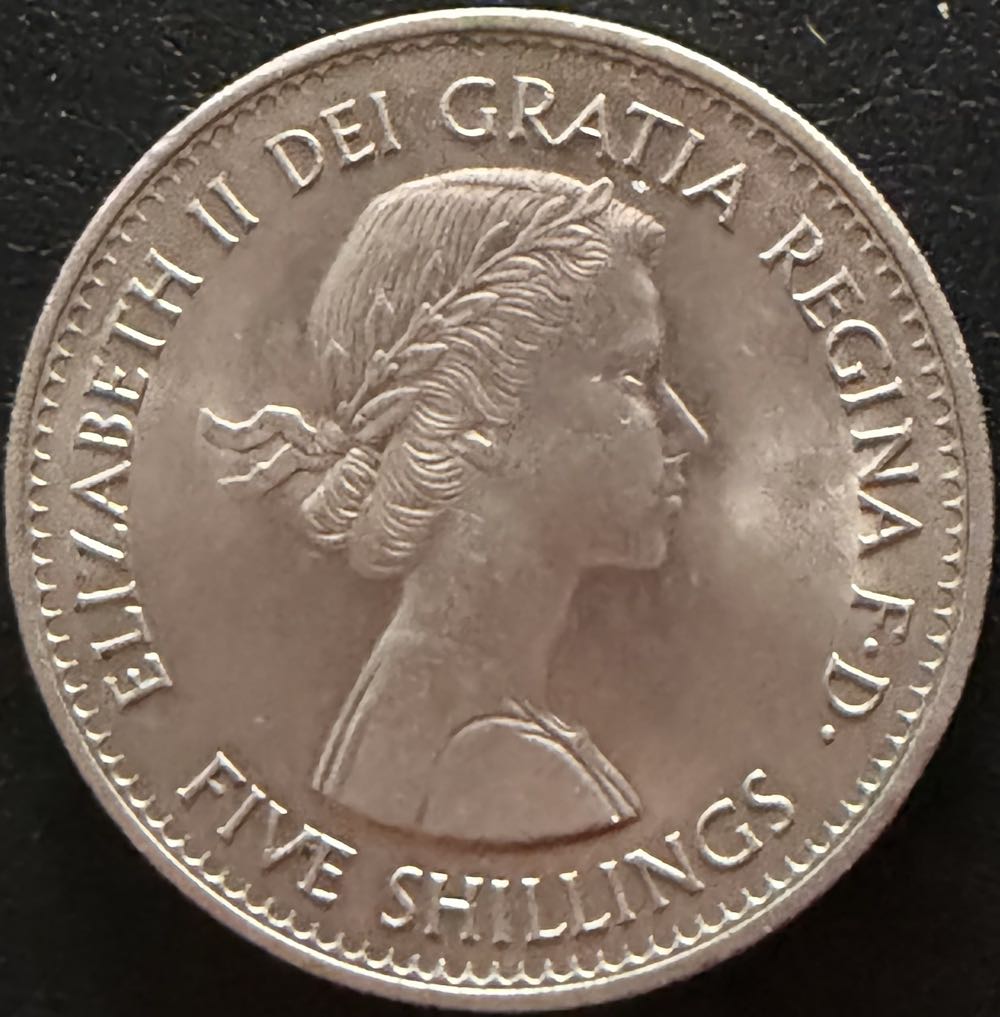 1960 Elizabeth II Crown  coin collectible - Main Image 2