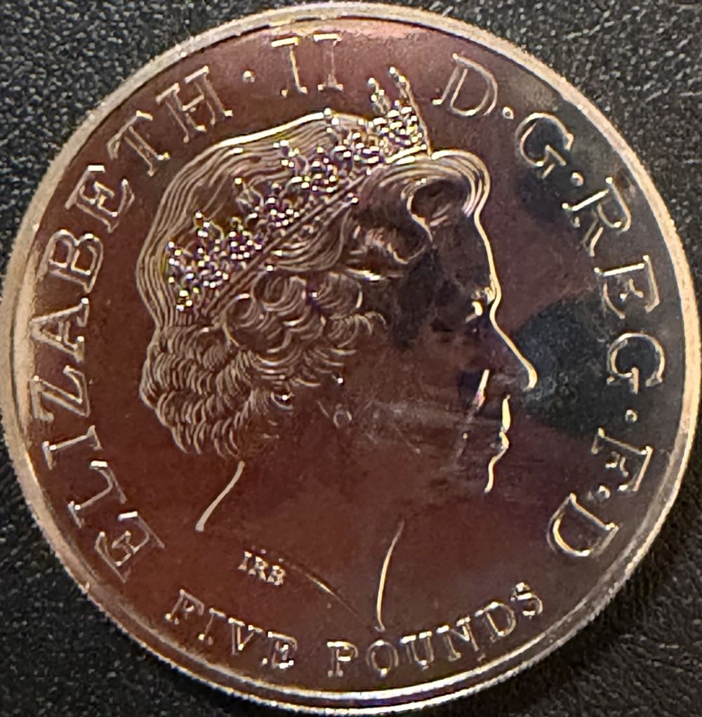 2005 Horatio Nelson £5  coin collectible - Main Image 2