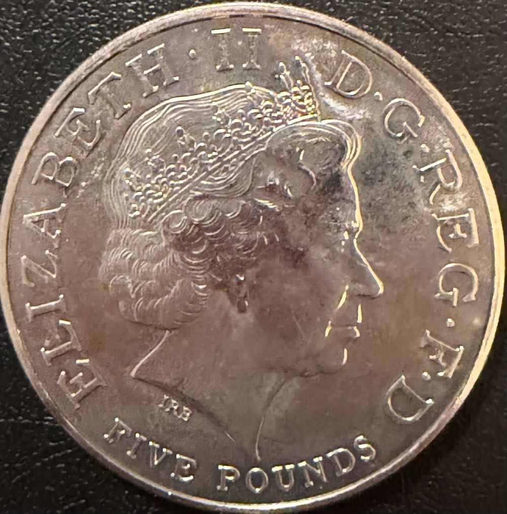 2006 Queens 80th Birthday £5  coin collectible - Main Image 2