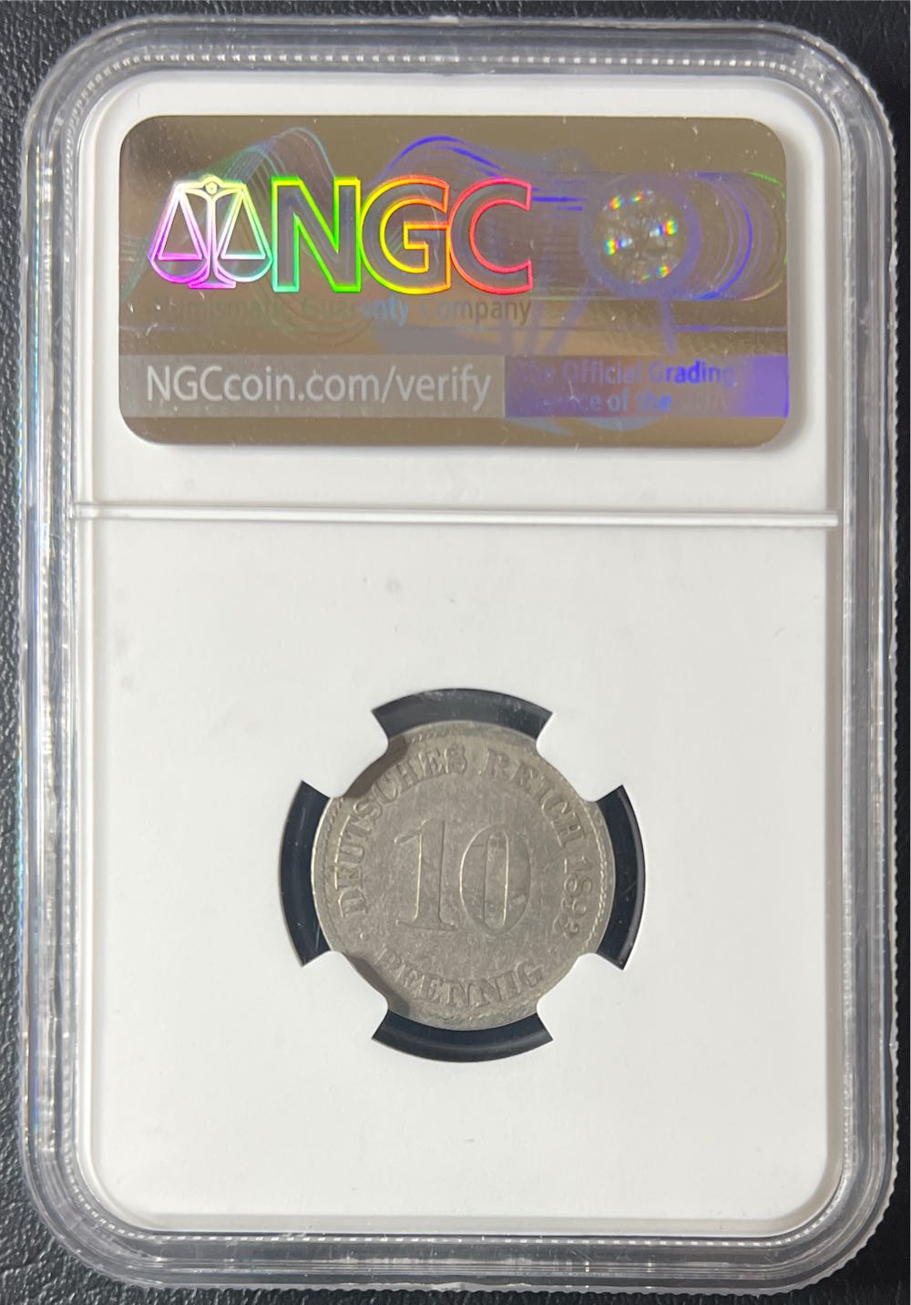 1890-1916 Germany Wilhelm II 10P Genuine  coin collectible - Main Image 2