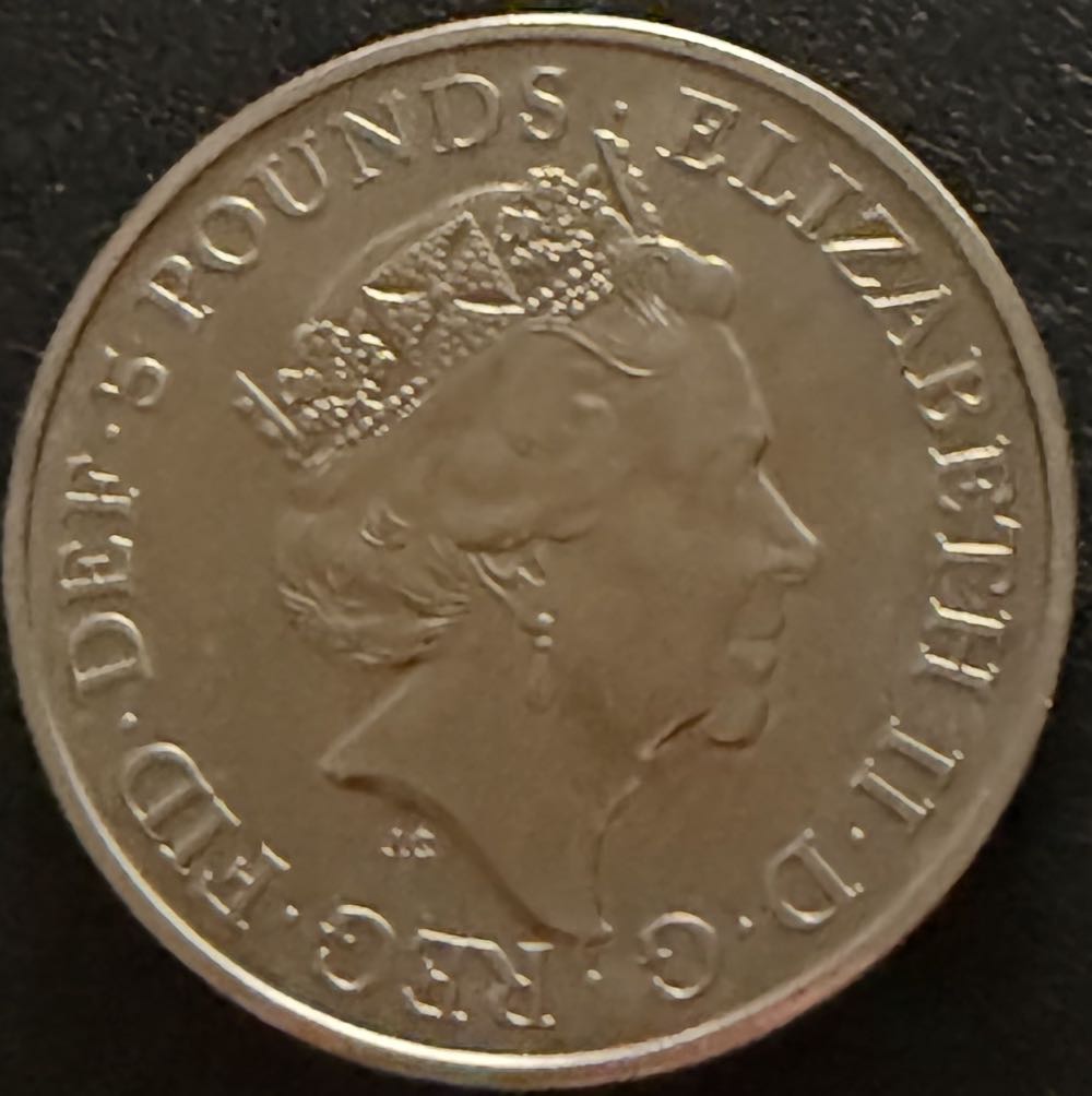 2017 Christmas Tree £5  coin collectible - Main Image 2