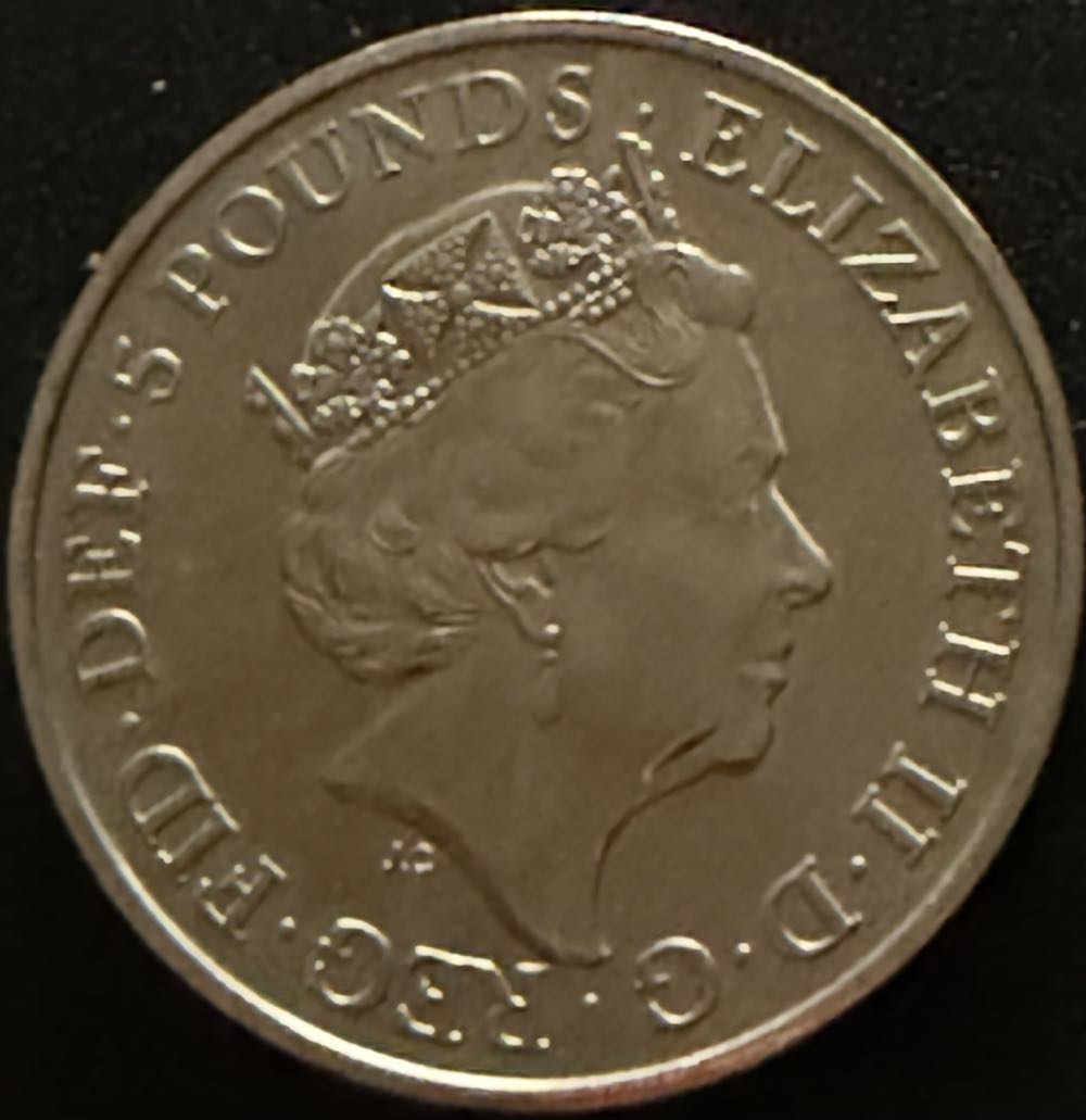 2017 King Canute £5  coin collectible - Main Image 2