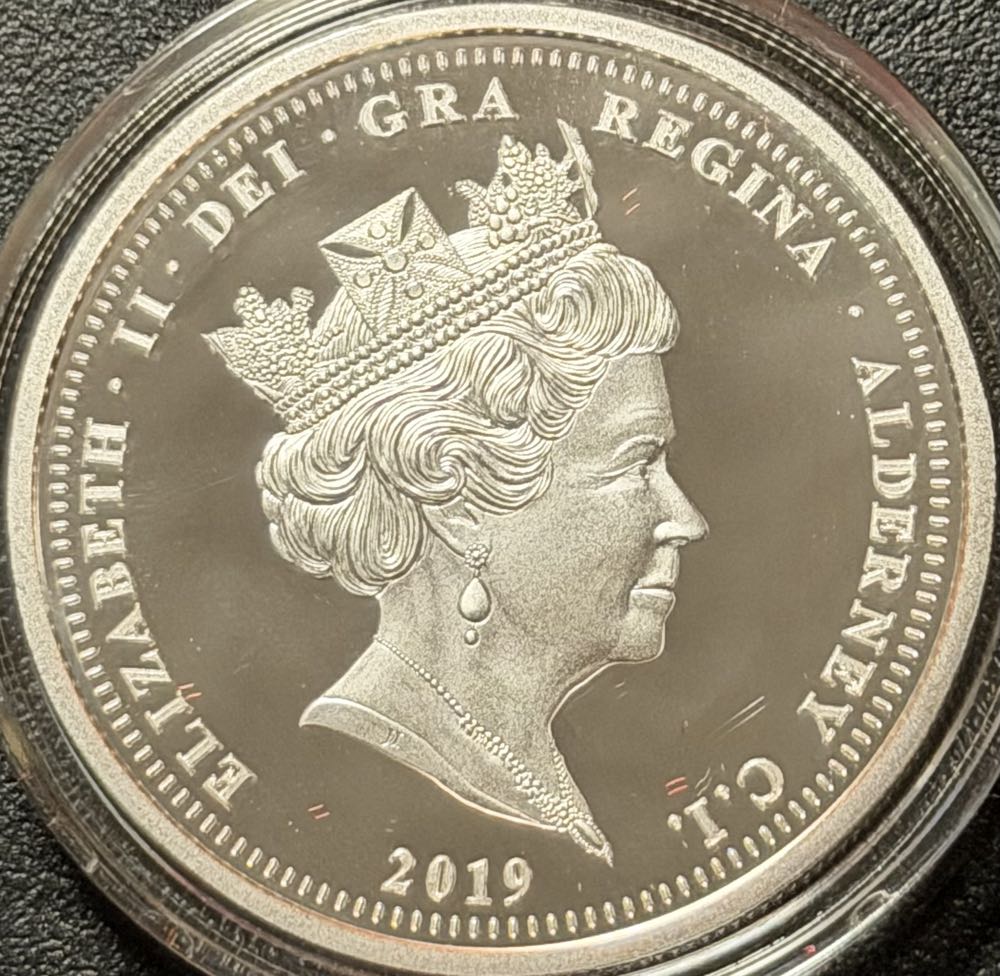 2019 Concorde’s First Flight 50th Anniv £5  coin collectible - Main Image 2