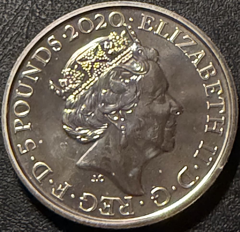 2020 200th Anniversary Death George III £5  coin collectible - Main Image 2