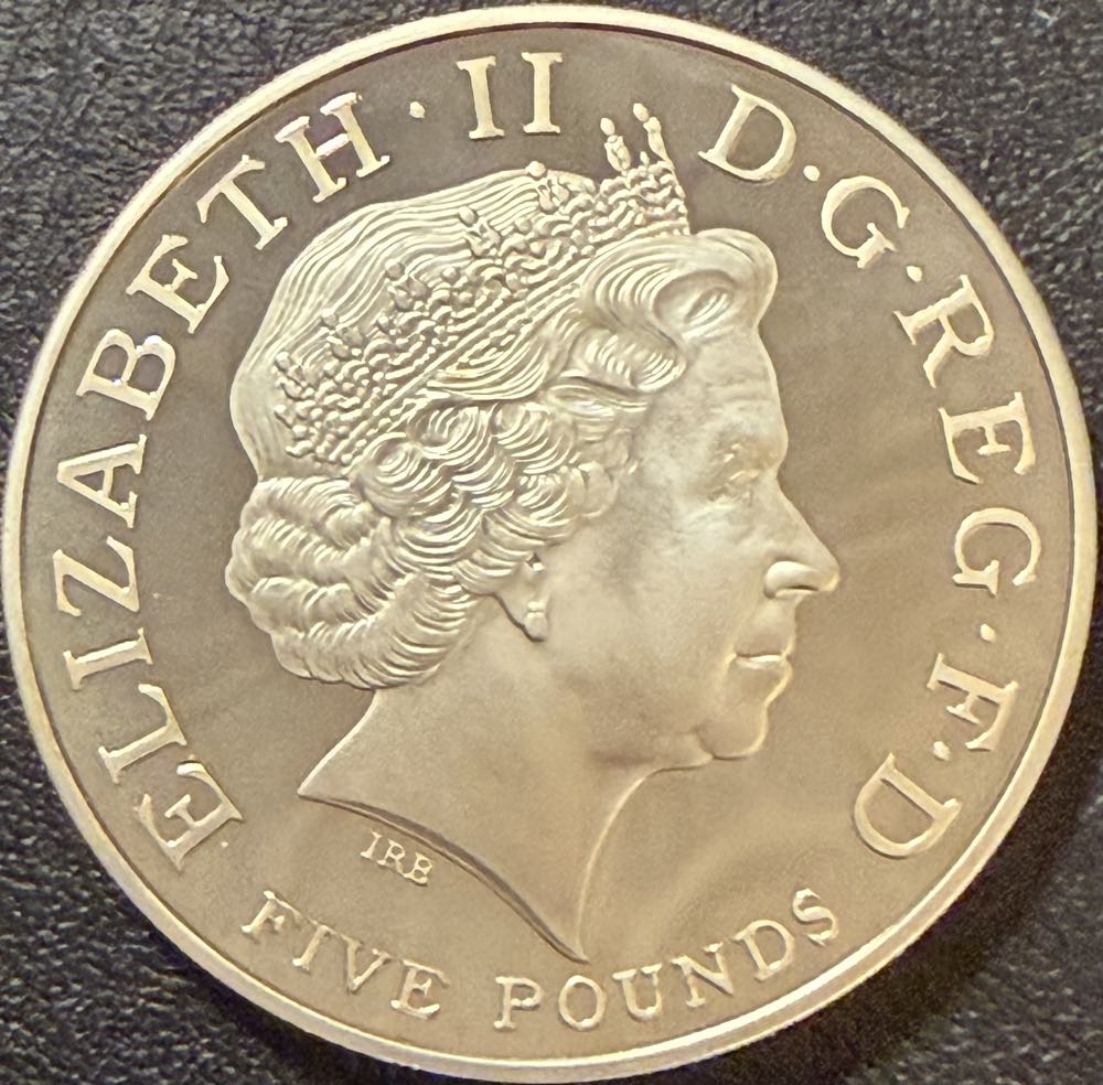 2005 Horatio Nelson £5  coin collectible - Main Image 2