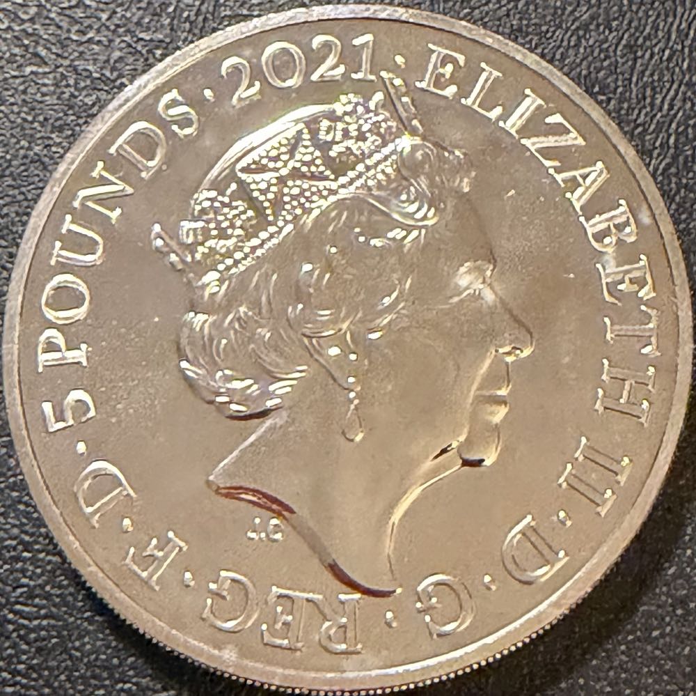 2021 Elizabeth II 95th Birthday £5  coin collectible - Main Image 2