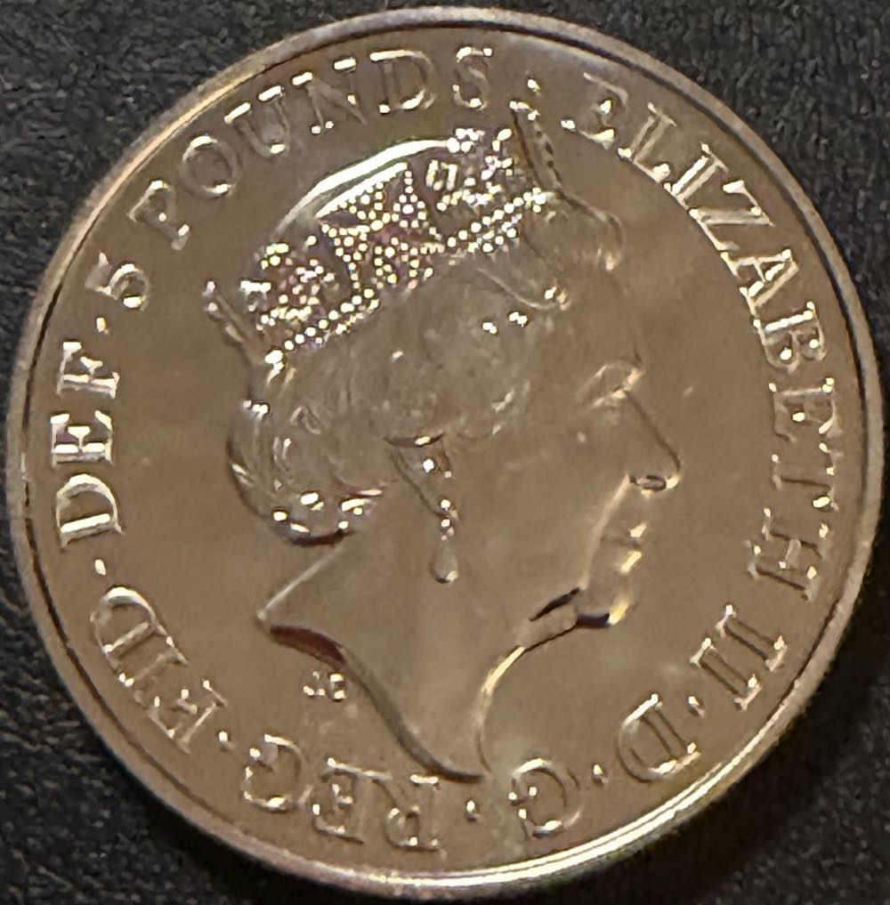 2021 Year Of The Ox £5  coin collectible - Main Image 2
