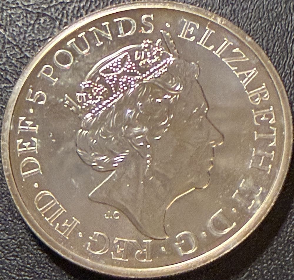 2022 Year Of The Tiger £5  coin collectible - Main Image 2