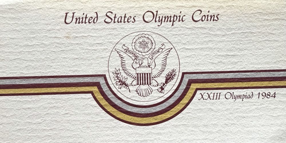 1984 Los Angeles Olympics Dollar  coin collectible - Main Image 3