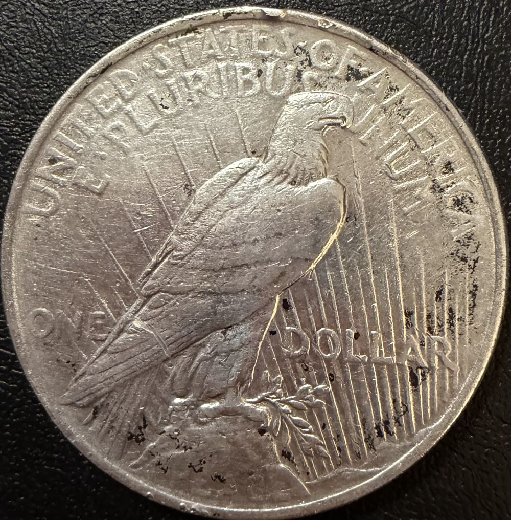 1923 Peace Silver Dollar  coin collectible - Main Image 2
