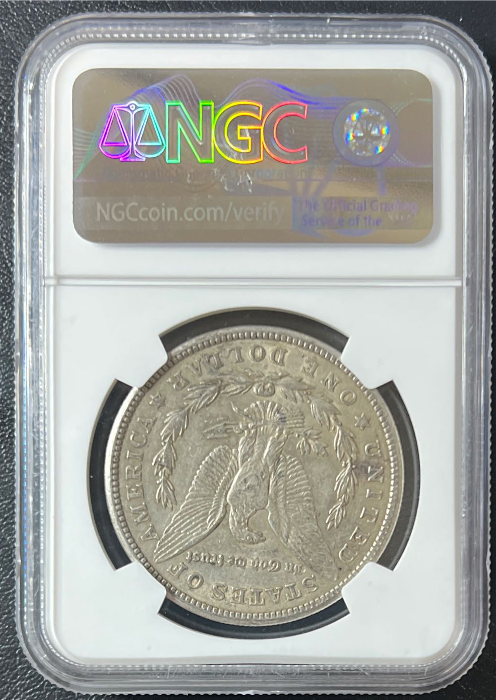1921 S Morgan Silver Dollar NGC Genuine 100th Anniversary  coin collectible - Main Image 2