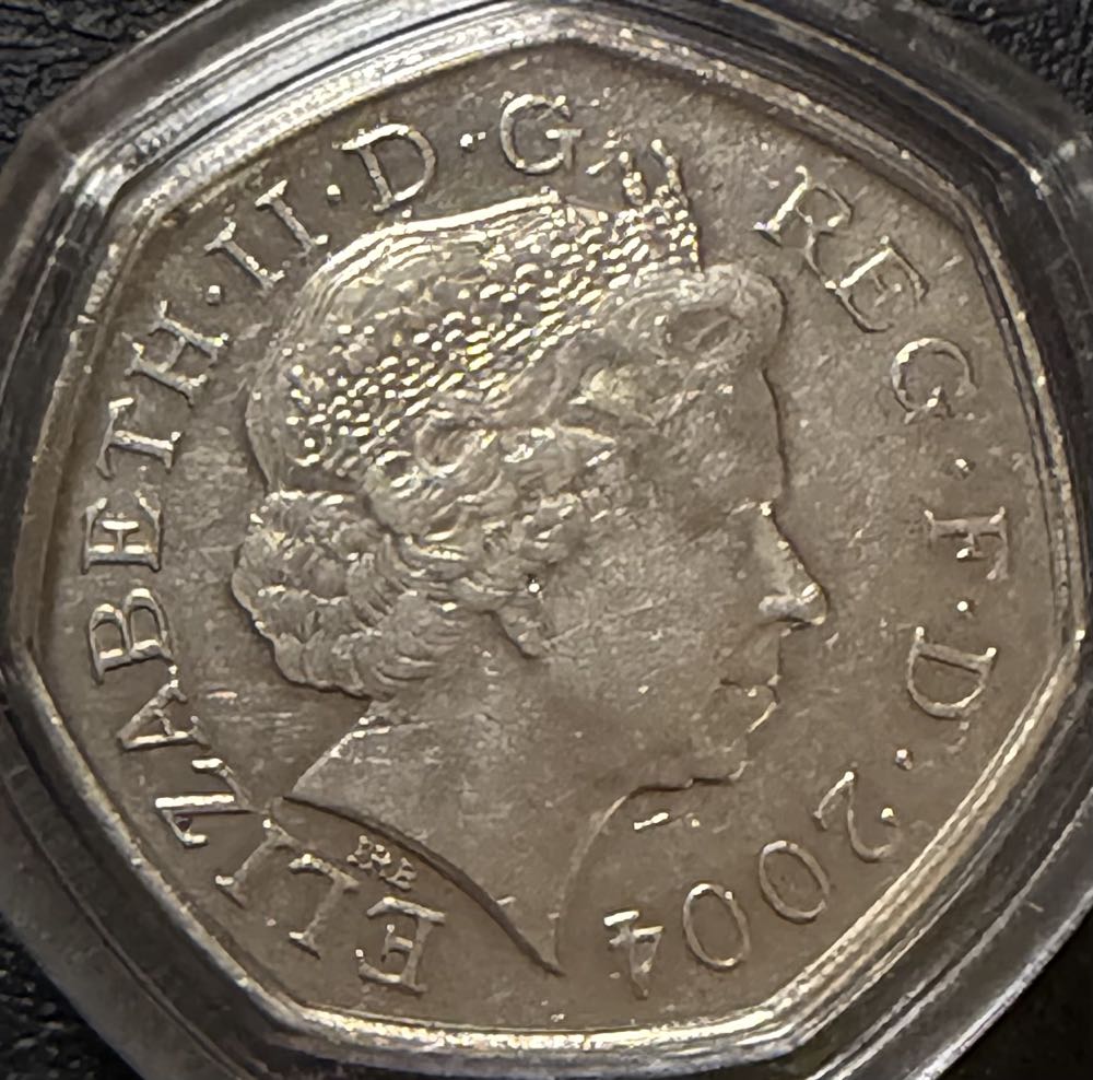 2004 Four Minute Mile 50p  coin collectible - Main Image 2