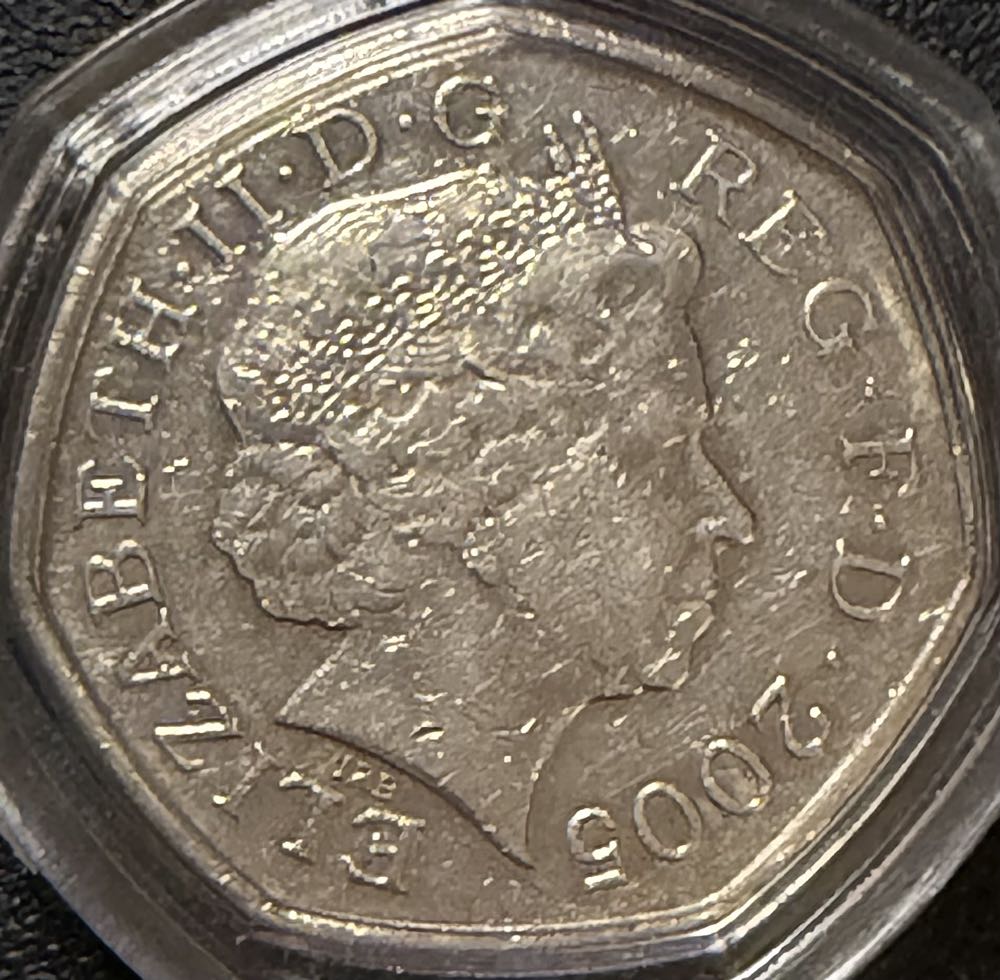 2005 Johnson’s Dictionary 50p  coin collectible - Main Image 2