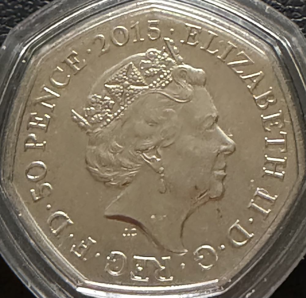 2015 The Battle Of Britain 50p  coin collectible - Main Image 2