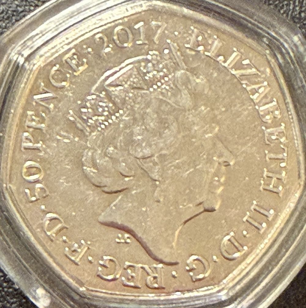 2017 The Tale Of Peter Rabbit 50p  coin collectible - Main Image 2