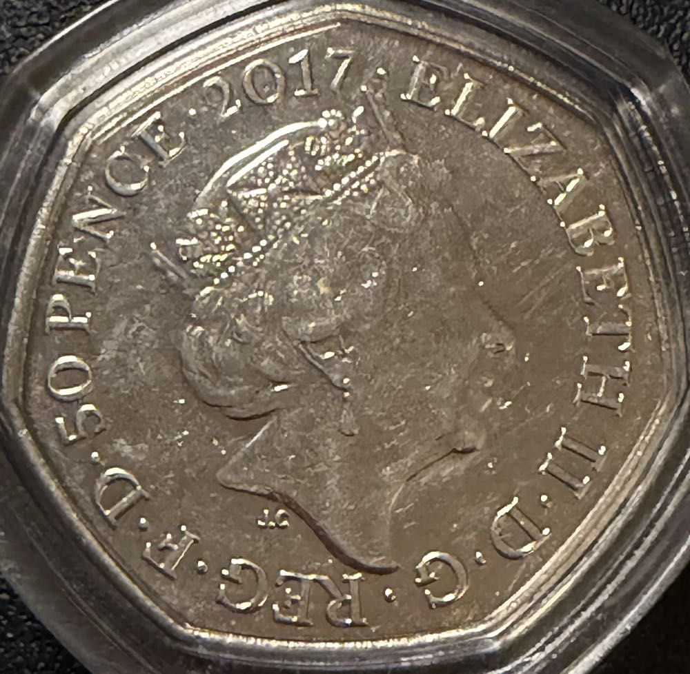2017 Benjamin Bunny 50p  coin collectible - Main Image 2