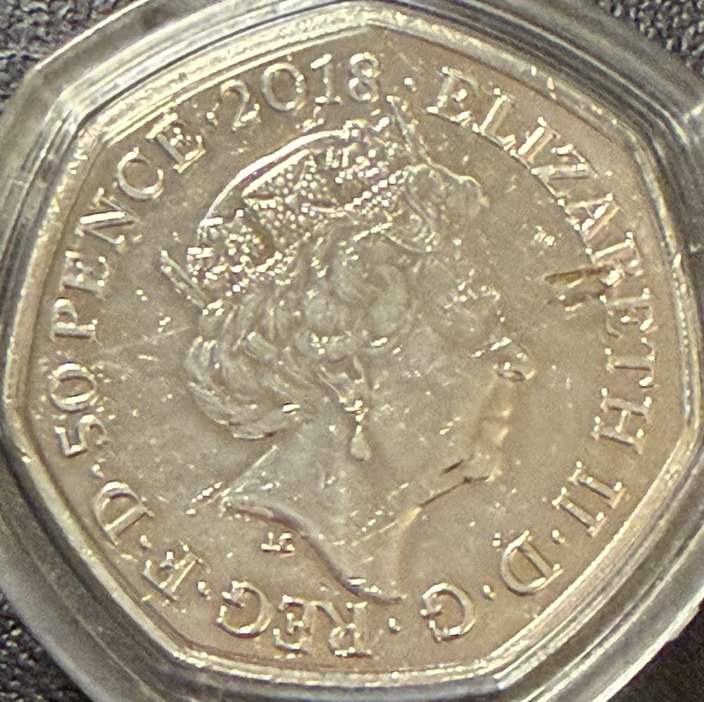 2018 The Tailor Of Gloucester 50p  coin collectible - Main Image 2