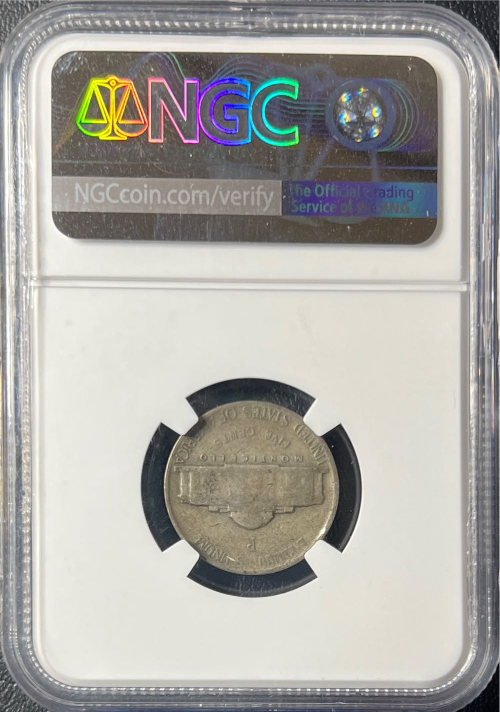(1942-1945) WAR NICKEL 5C NGC GENUINE  coin collectible - Main Image 2