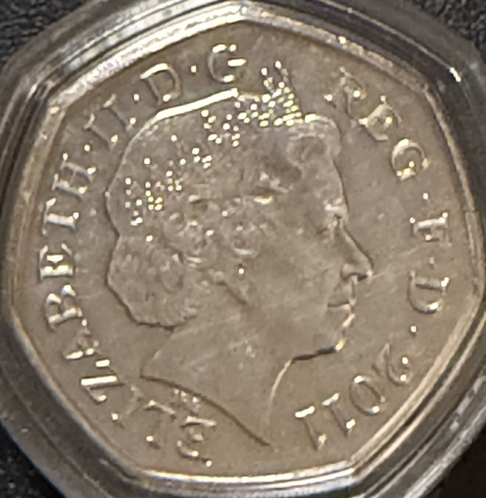 2011 Olympics Boccia 50p  coin collectible - Main Image 2